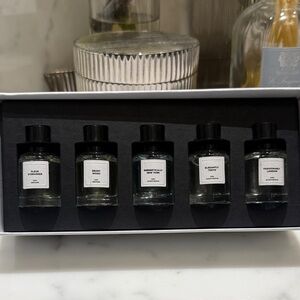 Jo Malone for Zara Mini Fragrance Collection - Clear Bottles with Black Caps.